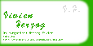 vivien herzog business card